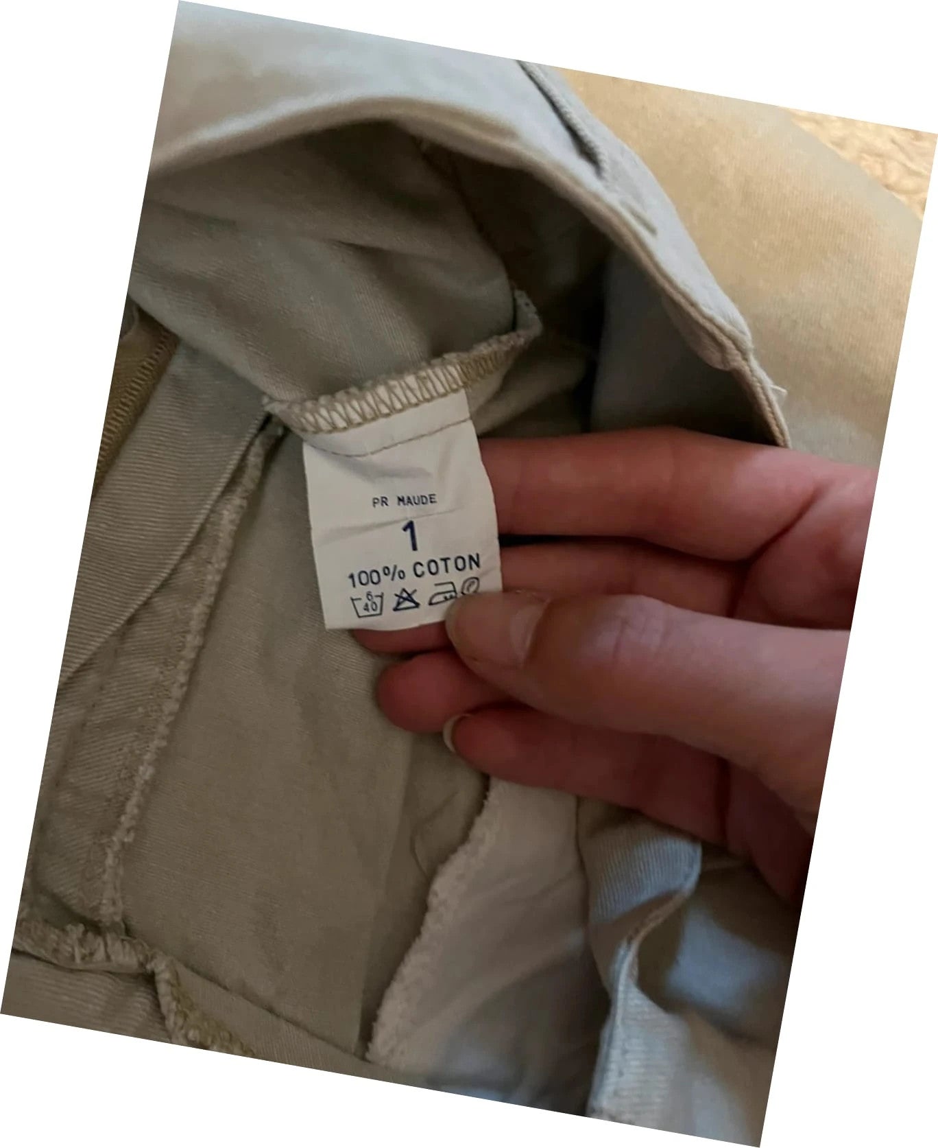 Short vintage large longueur genou