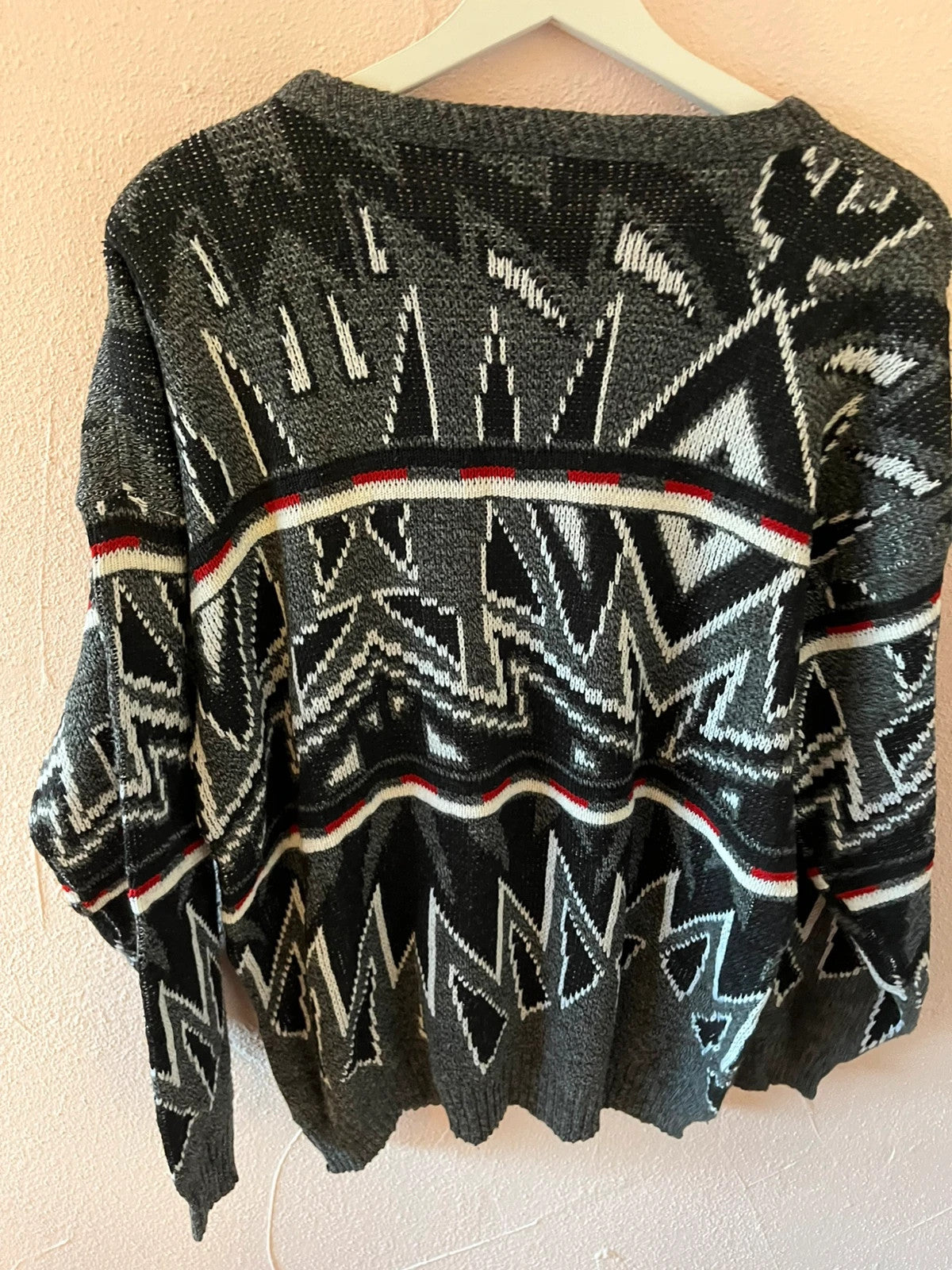 Pull vintage à motifs