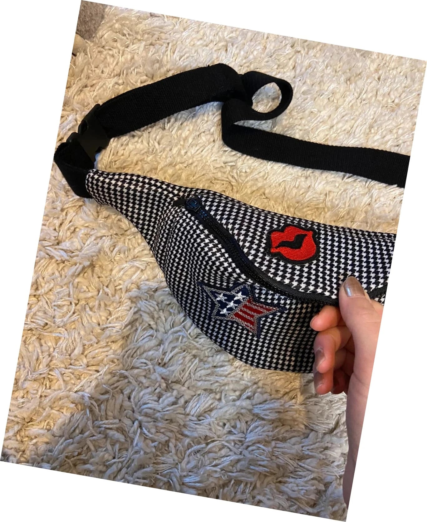 Sacoche banane cousue main