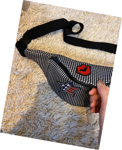 Sacoche banane cousue main