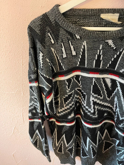 Pull vintage à motifs
