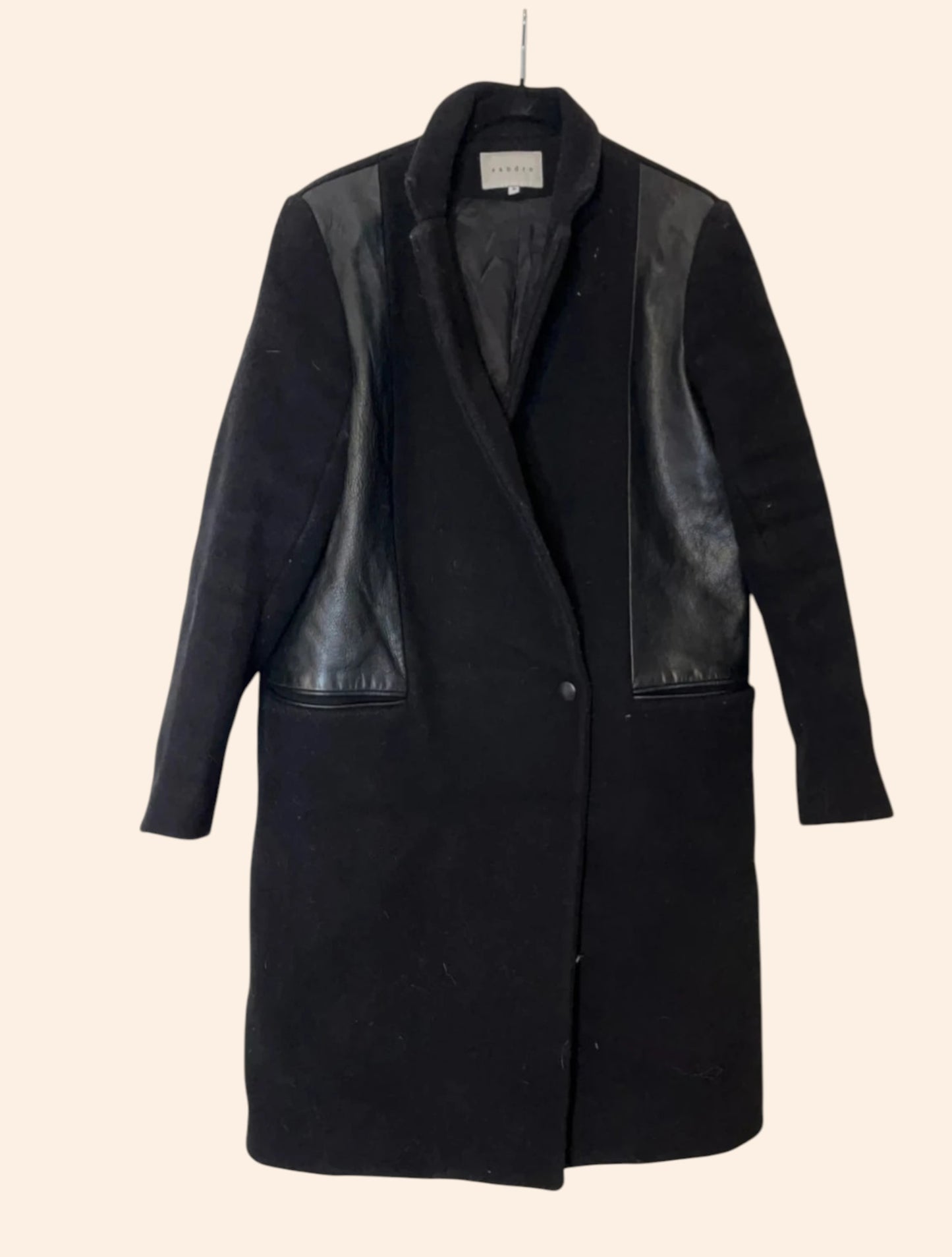Manteau long Sandro en laine