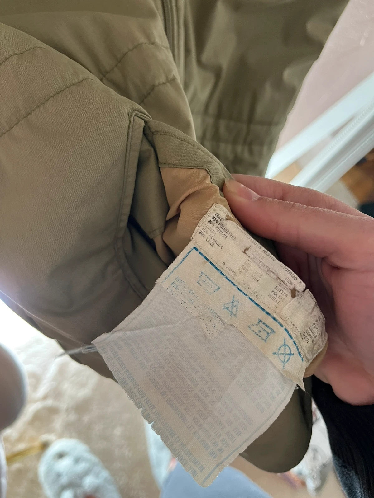 Veste sans manches vintage réversible Colmar