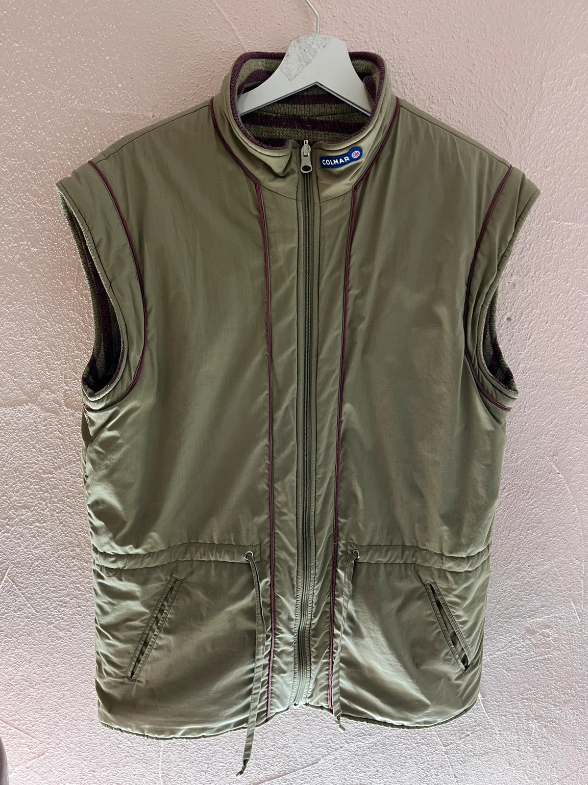 Veste sans manches vintage réversible Colmar