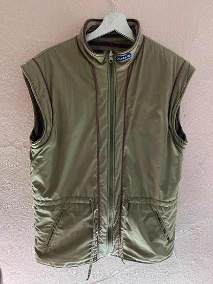 Veste sans manches vintage réversible Colmar