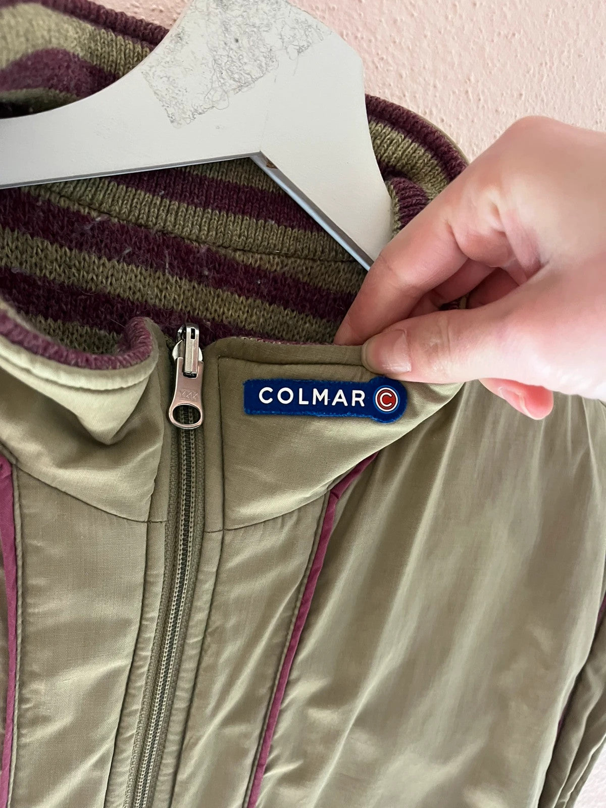 Veste sans manches vintage réversible Colmar