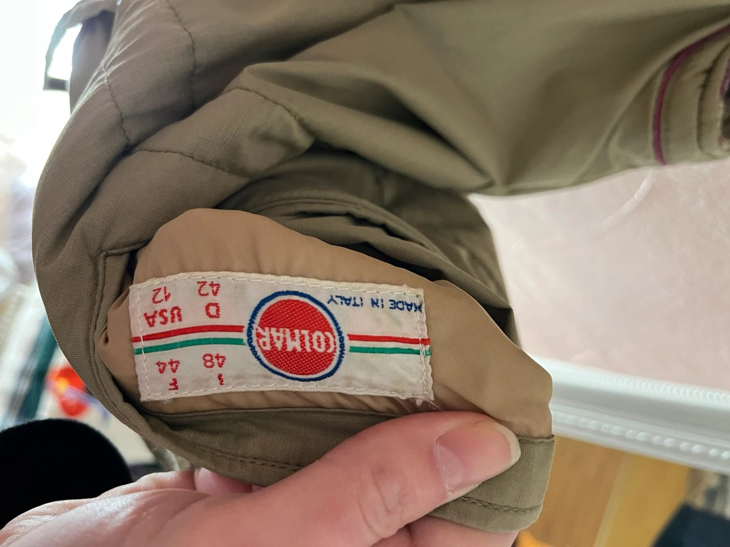 Veste sans manches vintage réversible Colmar