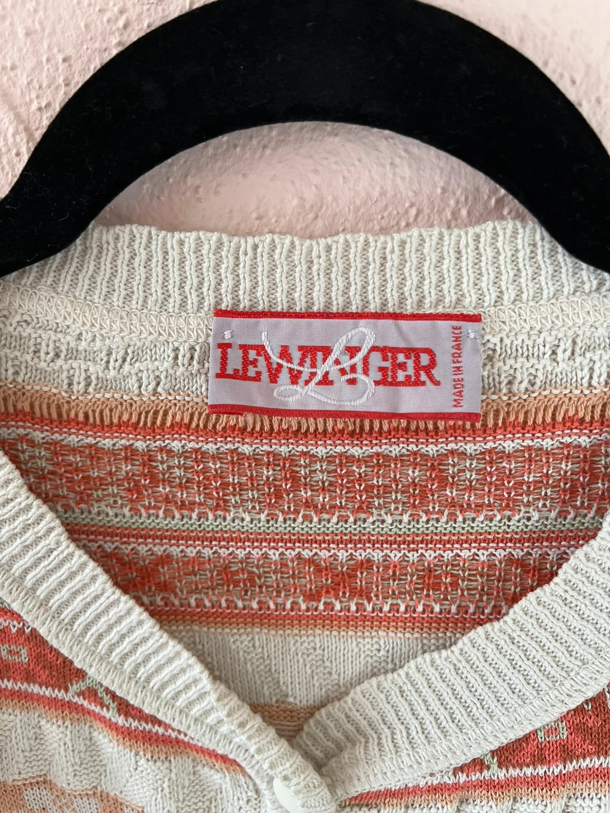 Cardigan vintage à fleurs