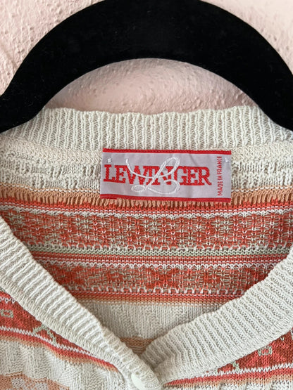 Cardigan vintage à fleurs