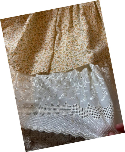 Jupe vintage à fleurs