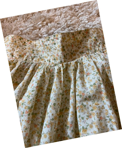 Jupe vintage à fleurs