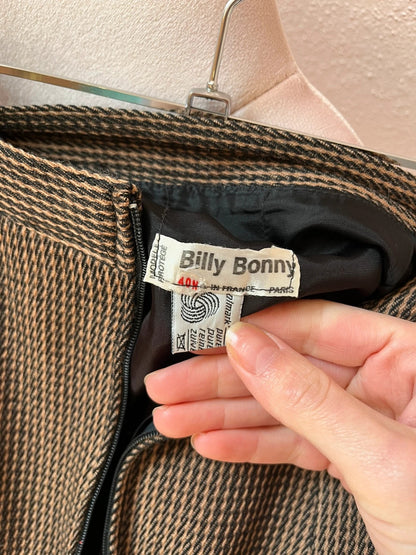 Jupe vintage pied de poule