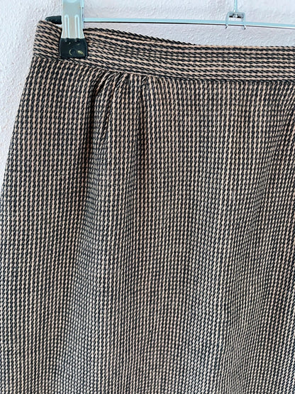 Jupe vintage pied de poule