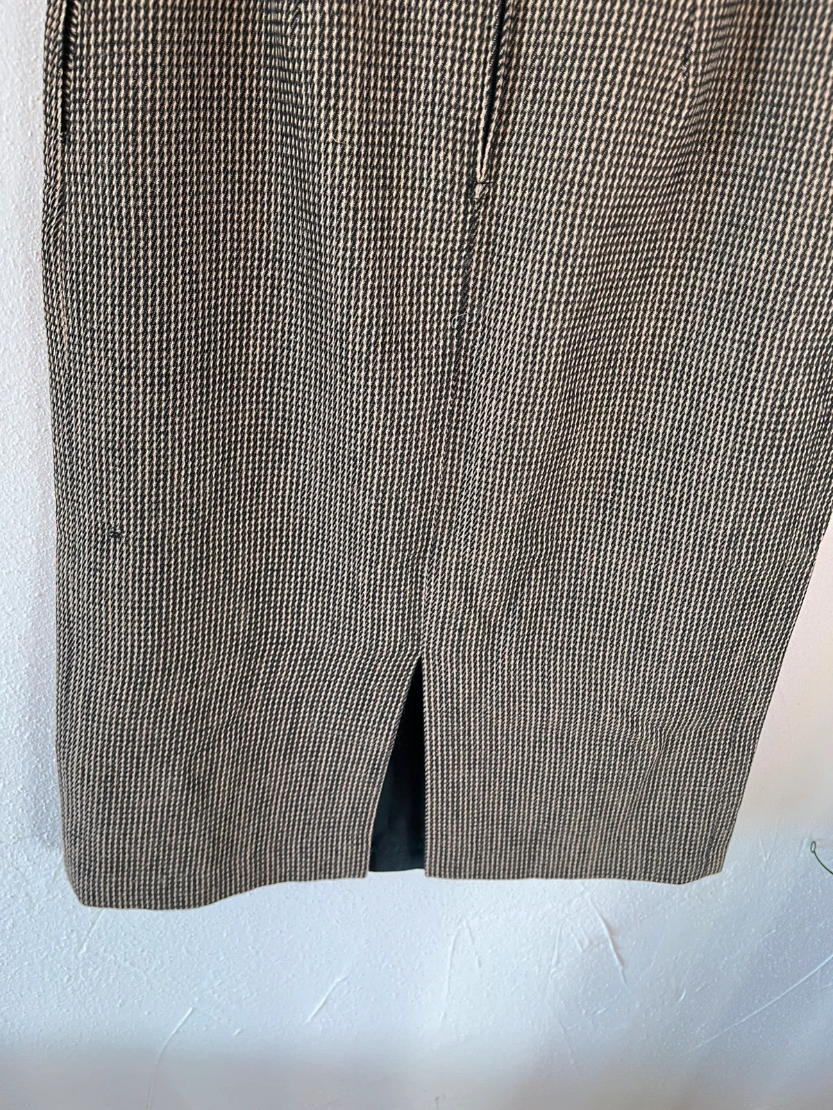 Jupe vintage pied de poule