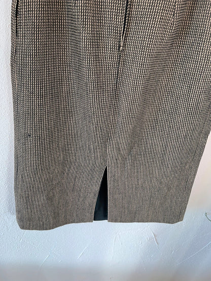 Jupe vintage pied de poule