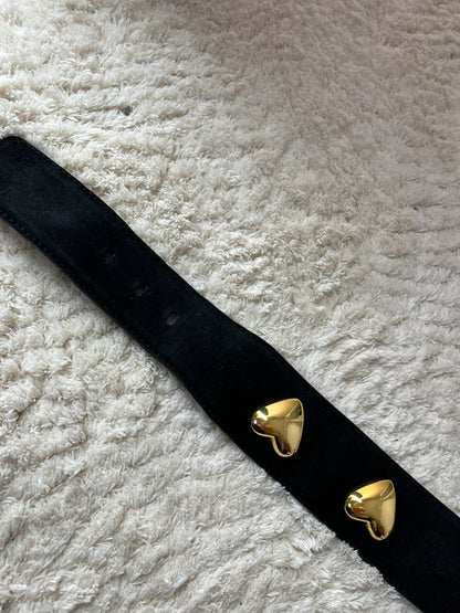 Ceinture Escada vintage avec détails dorés, pièce rare