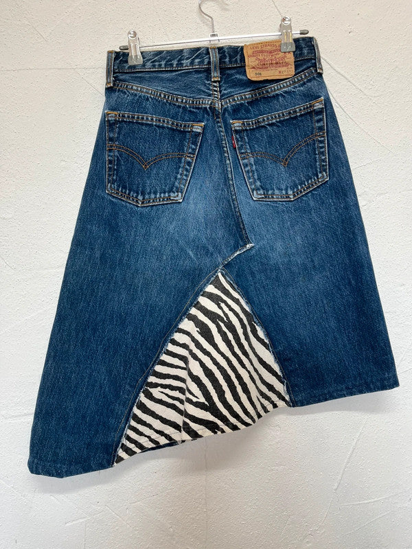 Jupe asymétrique Levis vintage