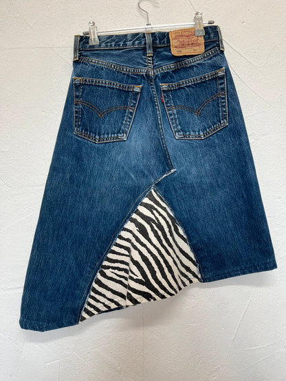 Jupe asymétrique Levis vintage