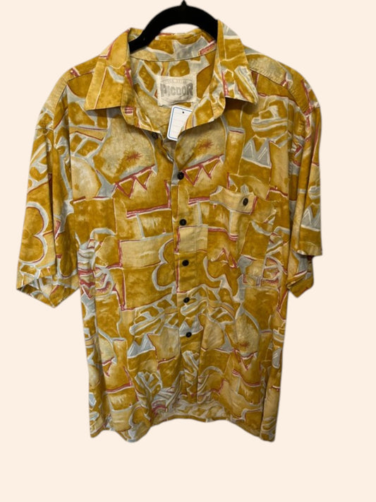 Chemisette vintage à motifs