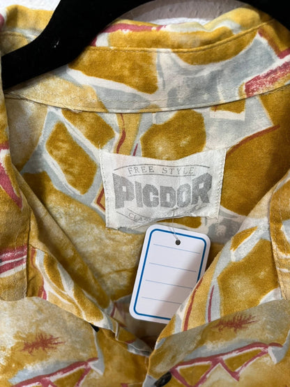 Chemisette vintage à motifs