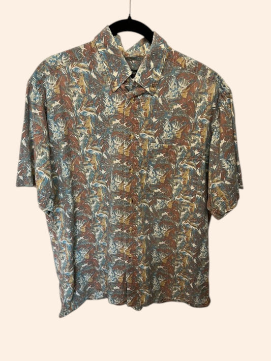 Chemisette vintage à motifs Pierre Cardin