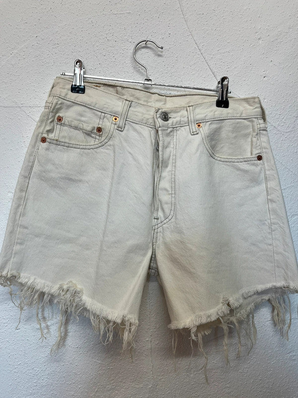 Short Levis 501 vintage blanc