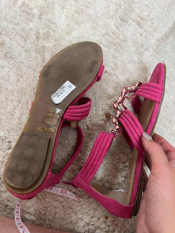 Sandales fuchsia San Marina