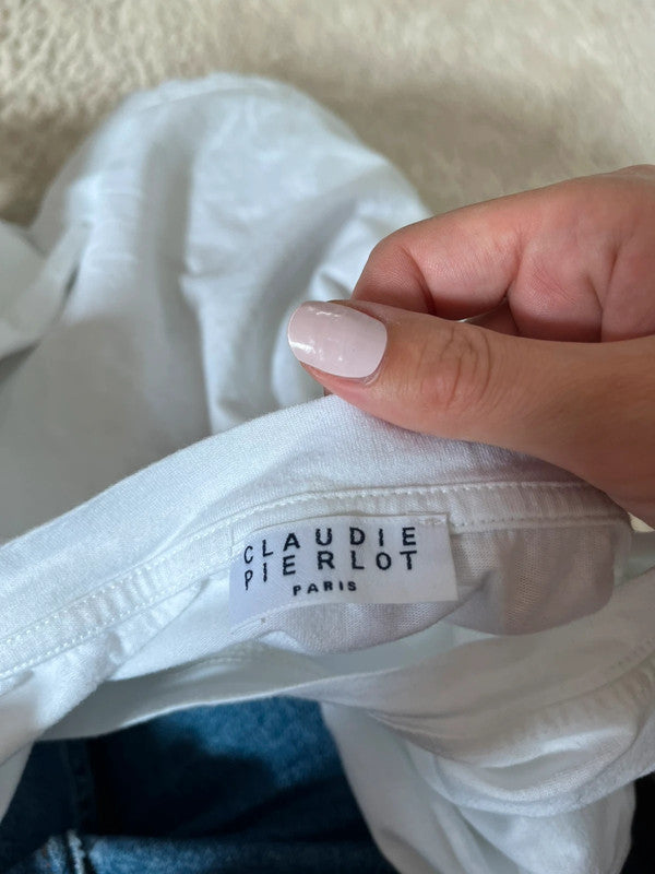 T-shirt Crop-top Claudie Pierlot - Coupe Loose