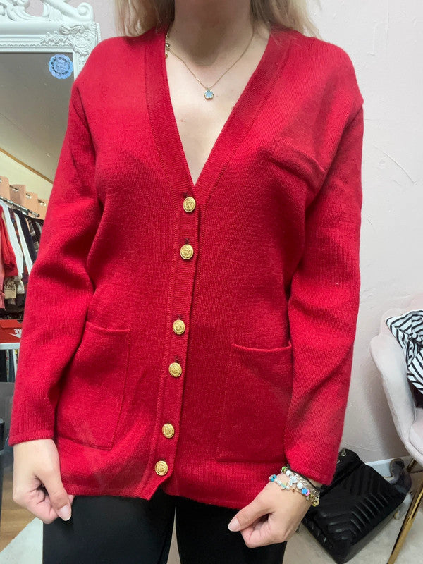 Cardigan Vintage Saint James - Boutons dorés