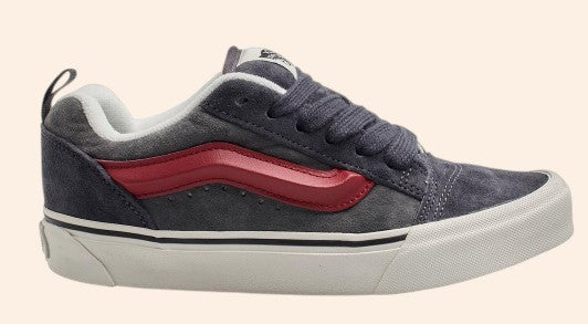 Vans Knu Skool Grey/Red