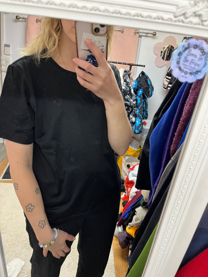 T-shirt Escada by Margaretha Ley - Logo brodé ton sur ton