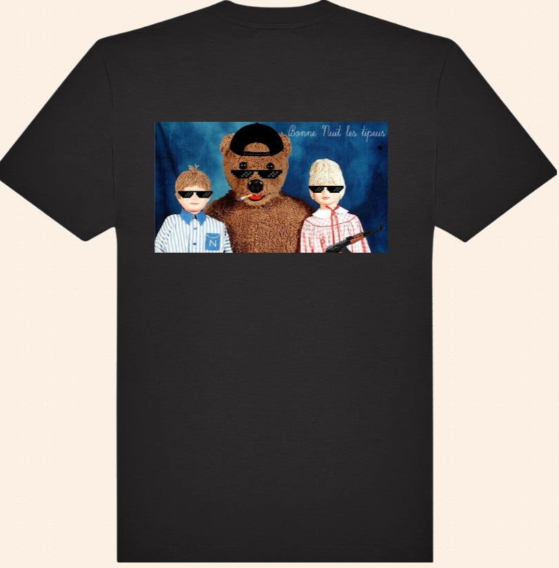 T-shirt BONNE NUIT LES TIPEUS petit logo