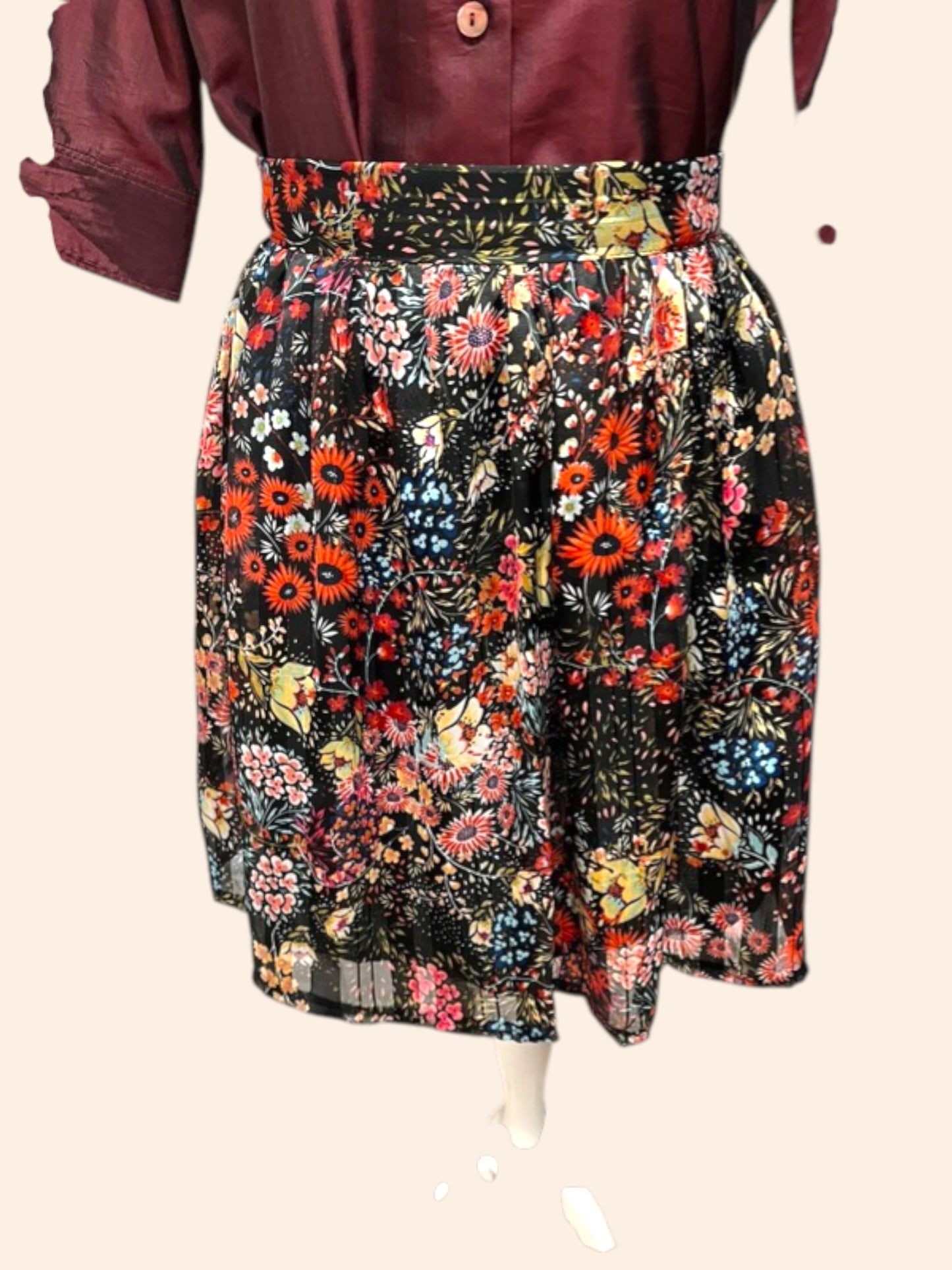 Jupe à fleurs Vintage Love