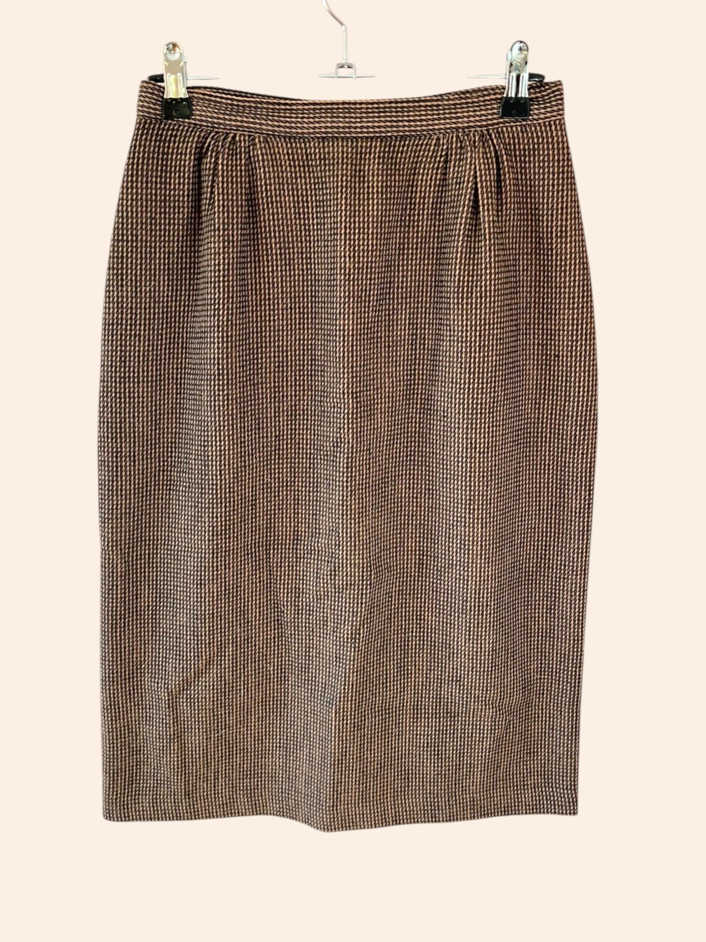 Jupe vintage pied de poule