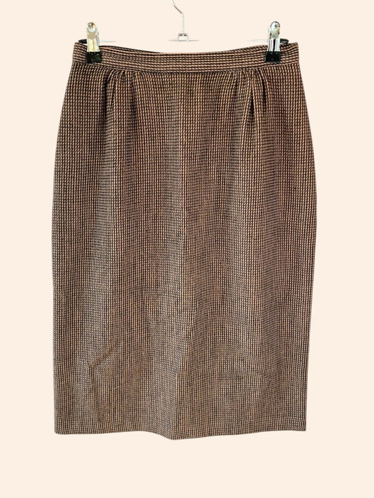 Jupe vintage pied de poule