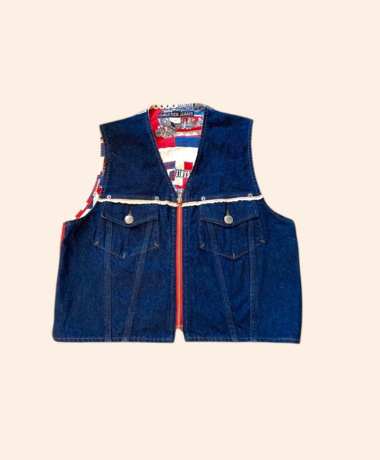 Veste sans manches Jean-Paul Gaultier vintage
