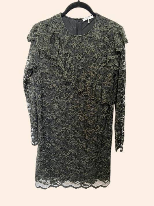 Robe Ganni Flynn en dentelle fleurie